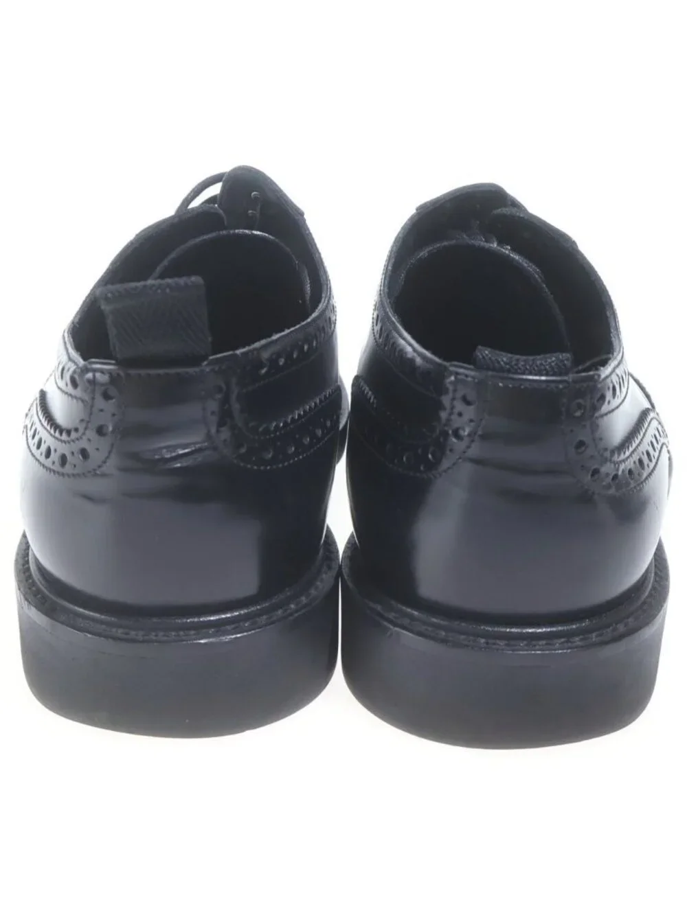 Dior Lace Up Derby Shoes 42 Black